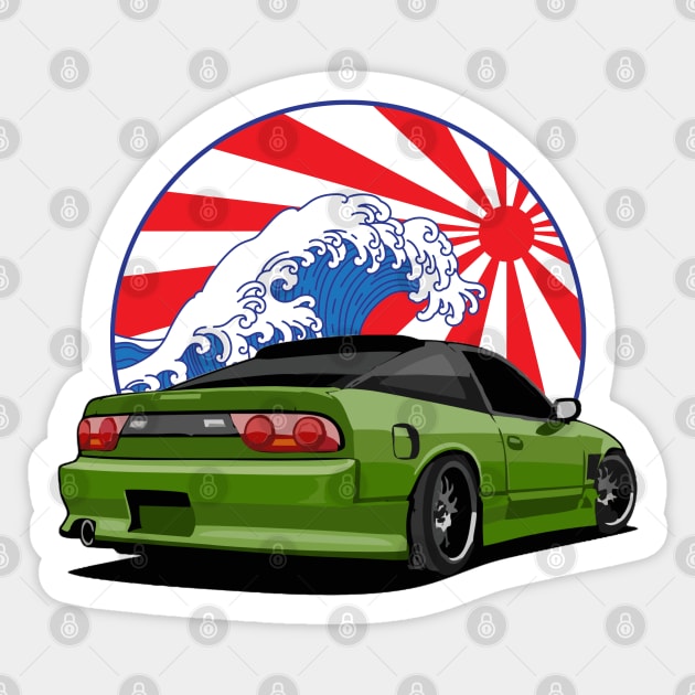 nissan 200sx Sticker by artoriaa